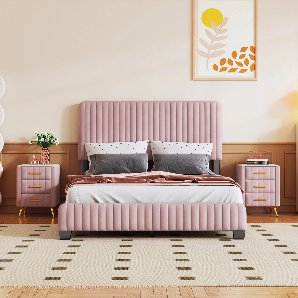 3-Pieces Bedroom Sets