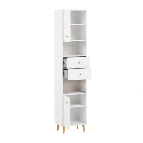 Hochschrank »Bjarne«, (BxHxT): 40,3 x 180,6 x 33 cm, mattweiß