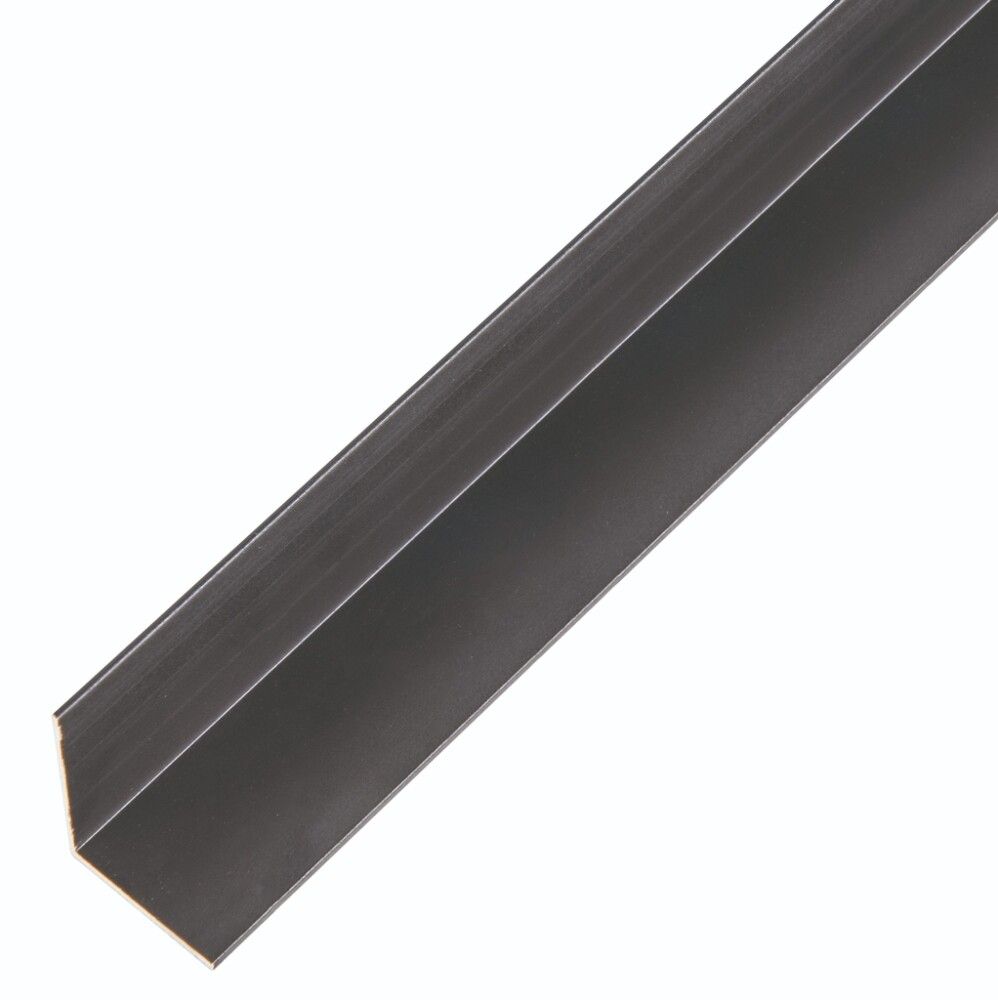VINKELPROFIL GAH ALBERTS ALUMINIUM SVART 1X20X20X1000MM