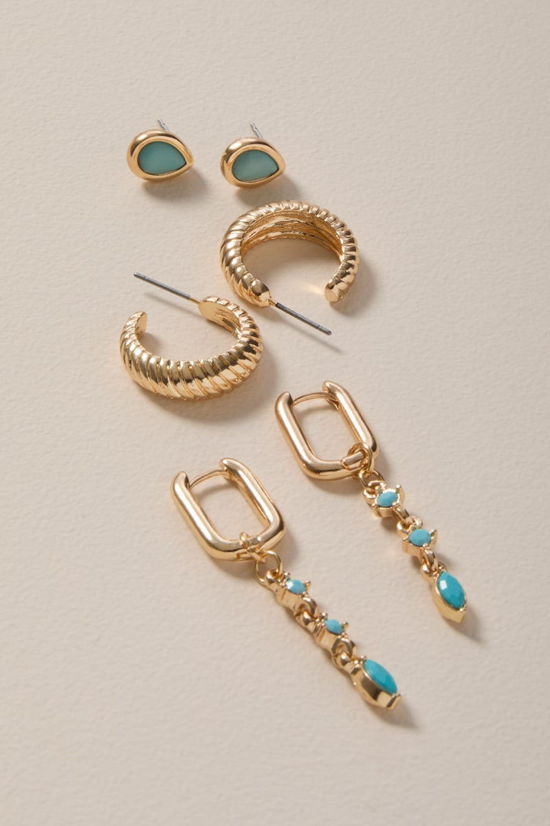 Mandy Turquoise Earring Set