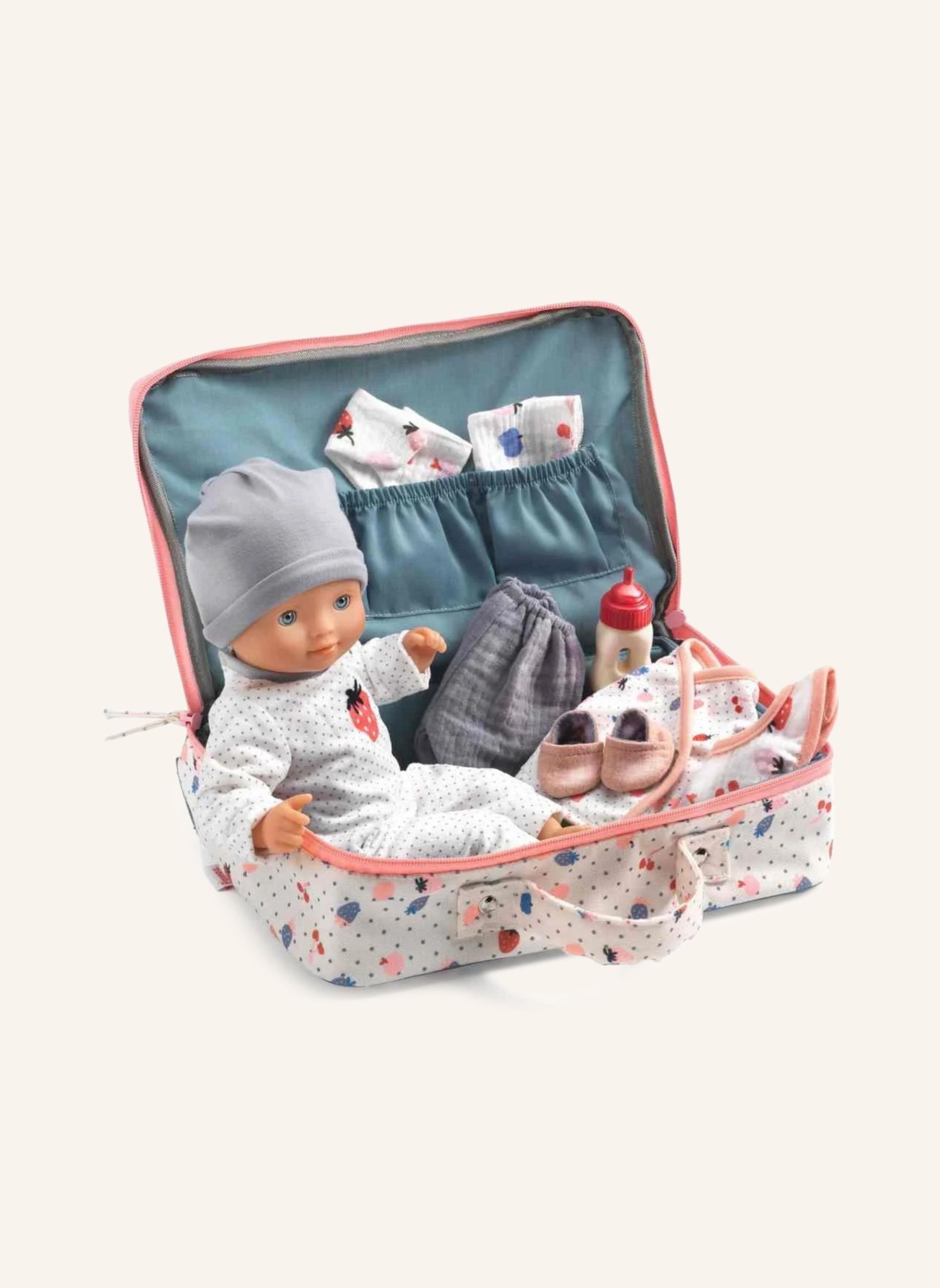 DJECO Puppe POMEA im Koffer