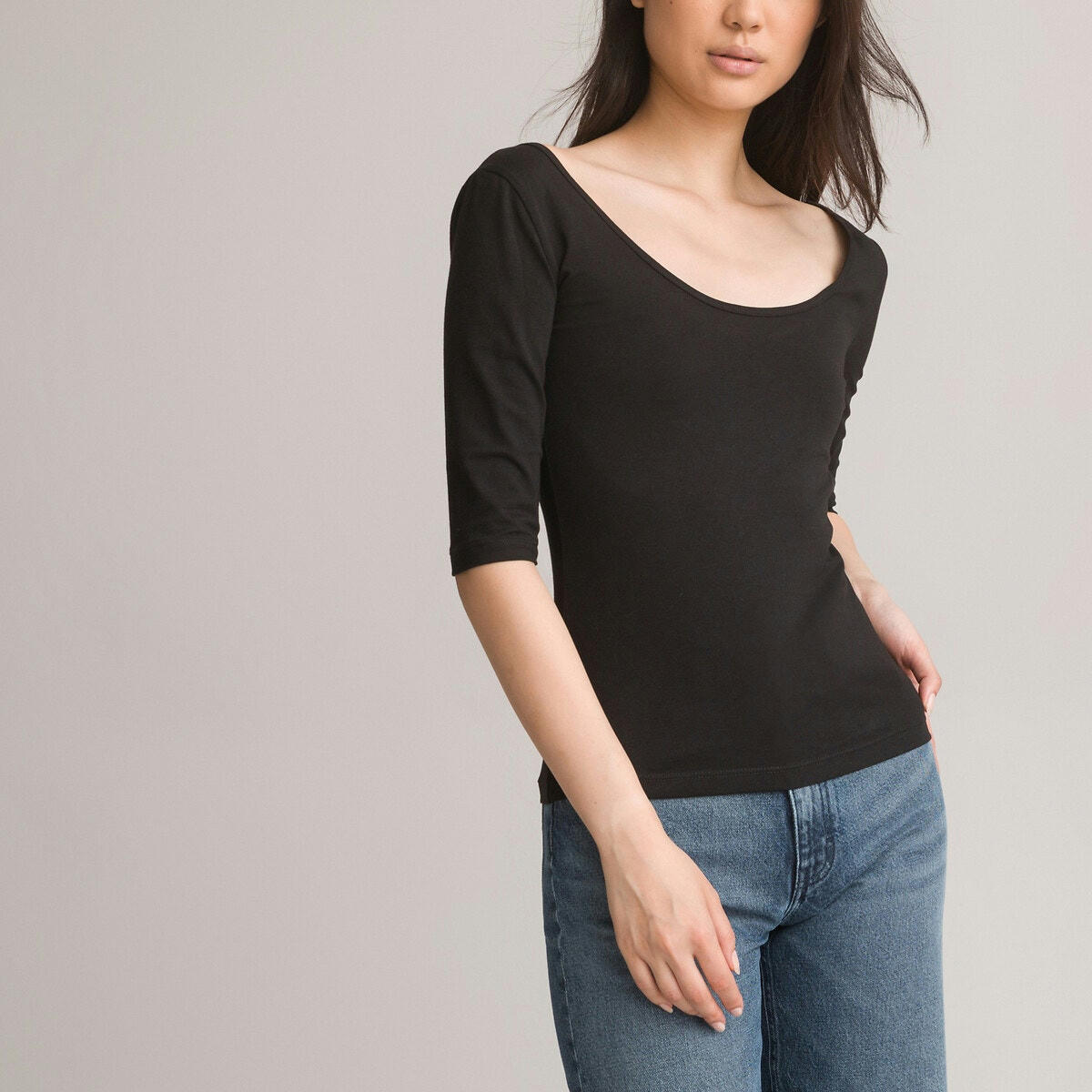 T-shirt col danseuse
