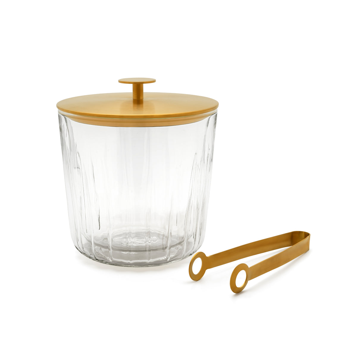 Leopold Vienna - Ijsemmer Arinto - Dubbelwandig - 1,0 liter - Met mat gouden deksel en tang