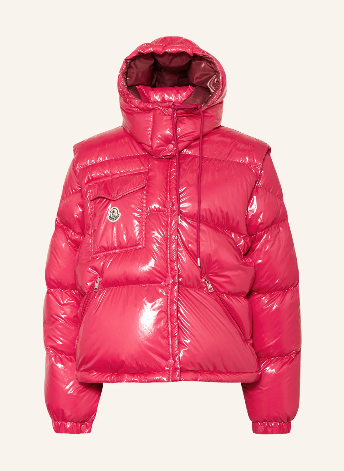 MONCLER Daunenjacke KARAKORUM RIPSTOP mit abnehmbaren Ärmeln und Kapuze