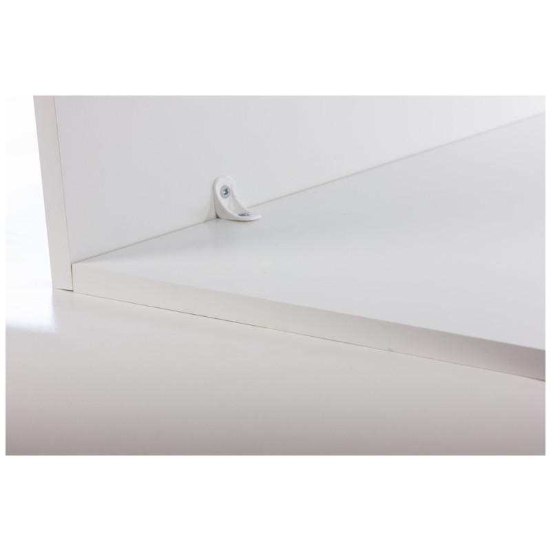 Equerre d'assemblage en plastique blanc 24 x 24 mm 4 pièces TEKNIBOX