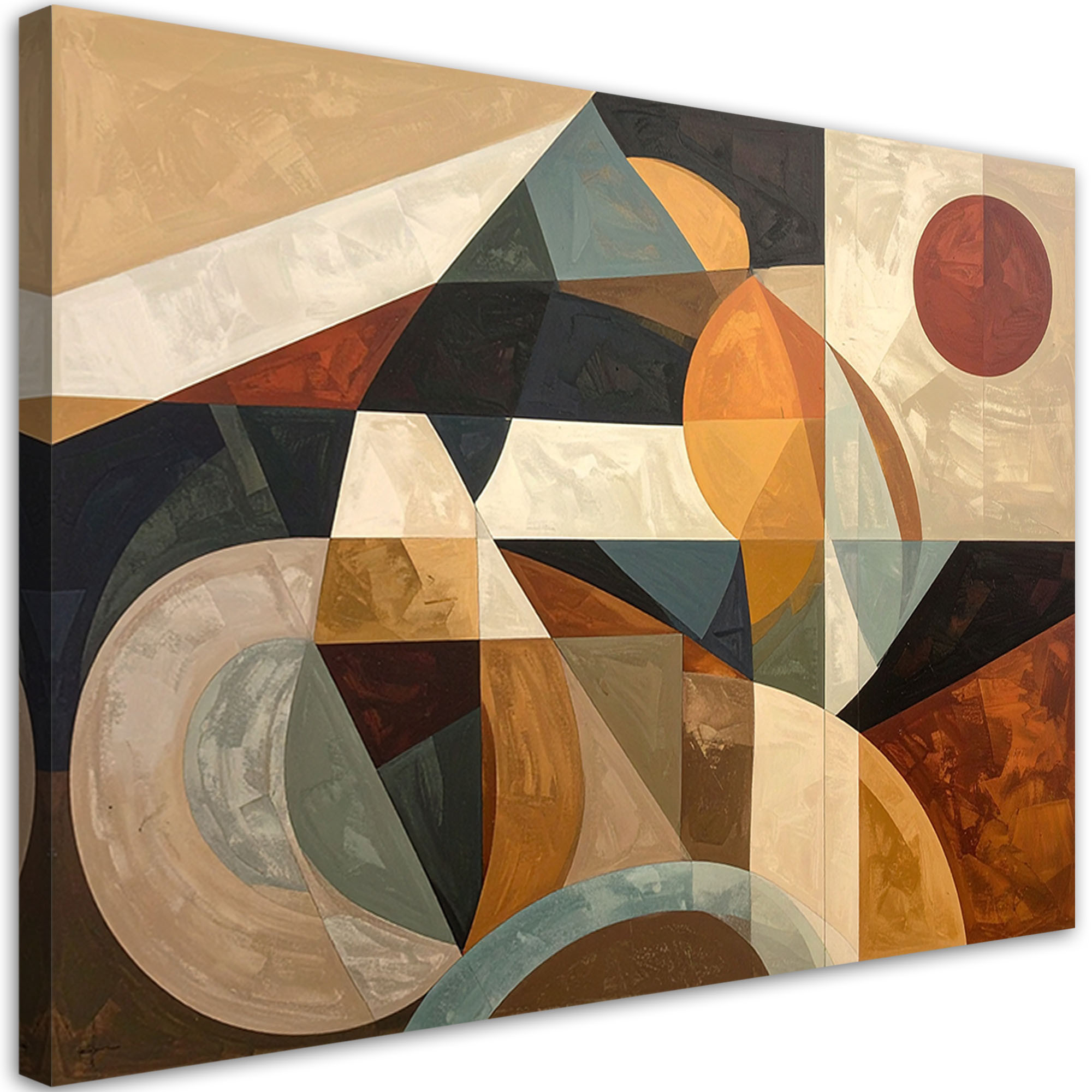 Obraz do salonu sypialni, Abstrakcyjna Sztuka Geometryczna 30x20