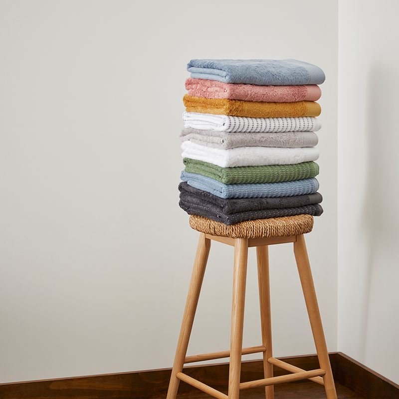 Navara Coal Solid Bamboo Cotton Towel Range