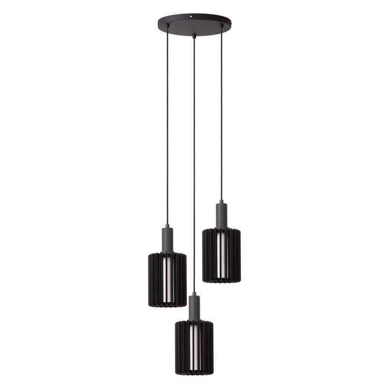 Suspension Lambres noire Ø 40 cm E27 3 x 40 W LUCIDE