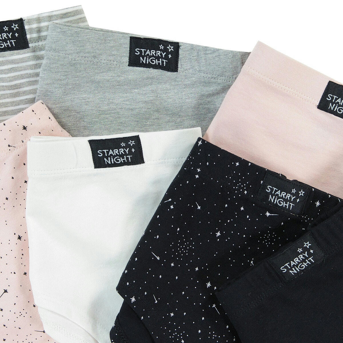 Lot de 7 shorties en coton
