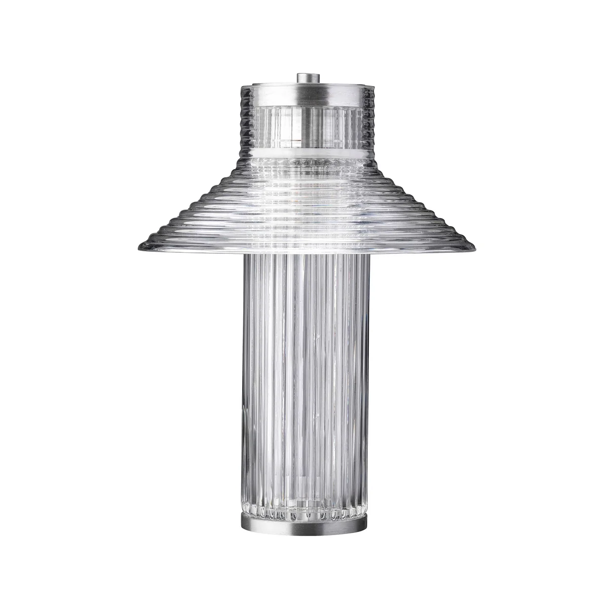 FDB Møbler - Sletterhage Akku-Tischleuchte, Aluminium silber