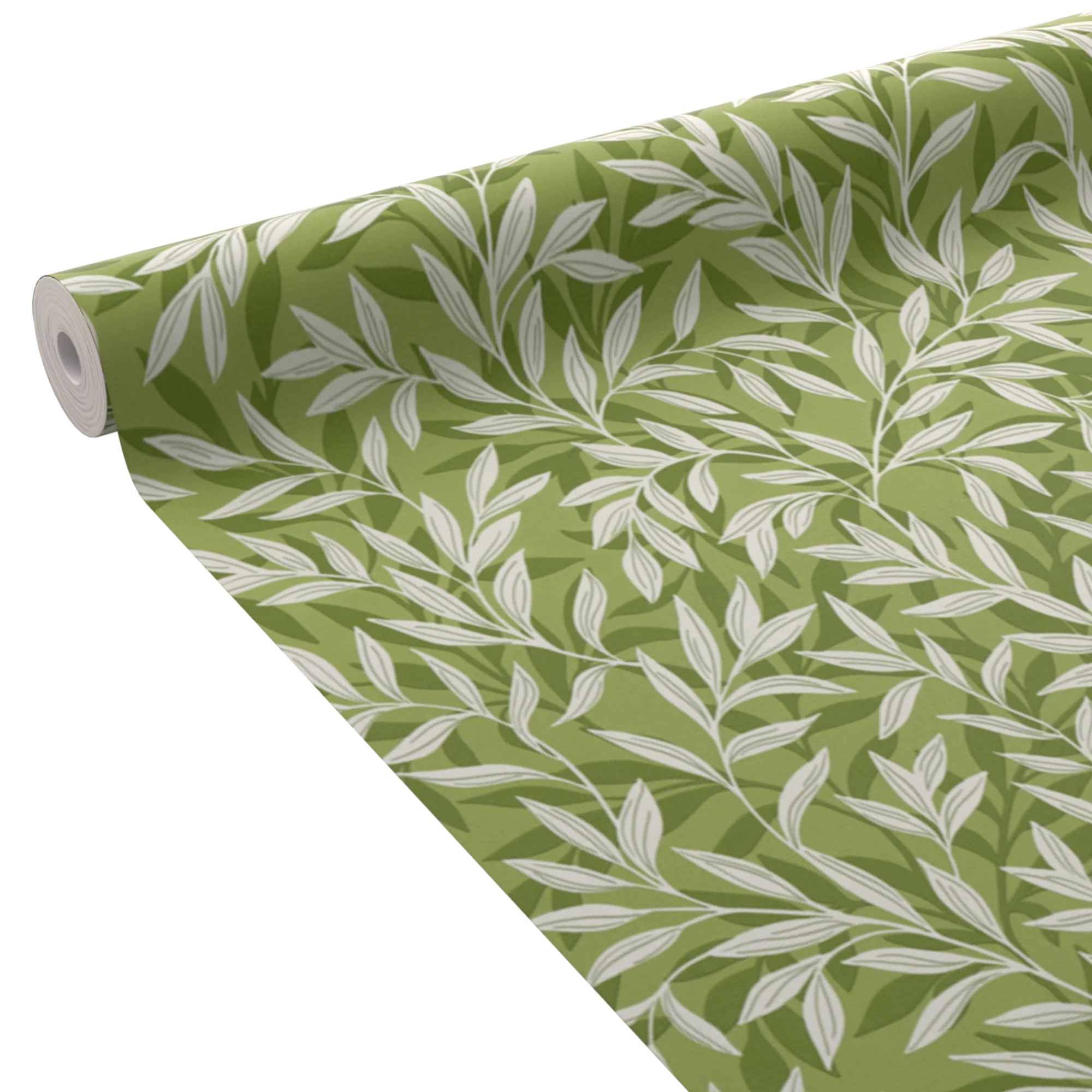 4MURS Papier peint intissé LISBET coloris vert mousse