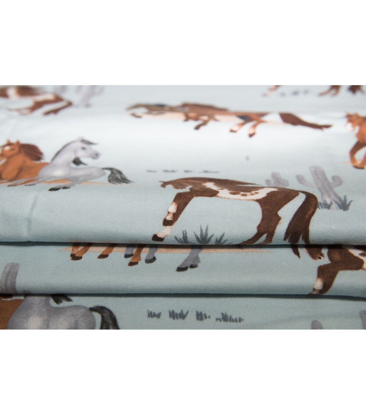 Horses In The Desert Super Snuggle Flannel Fabric