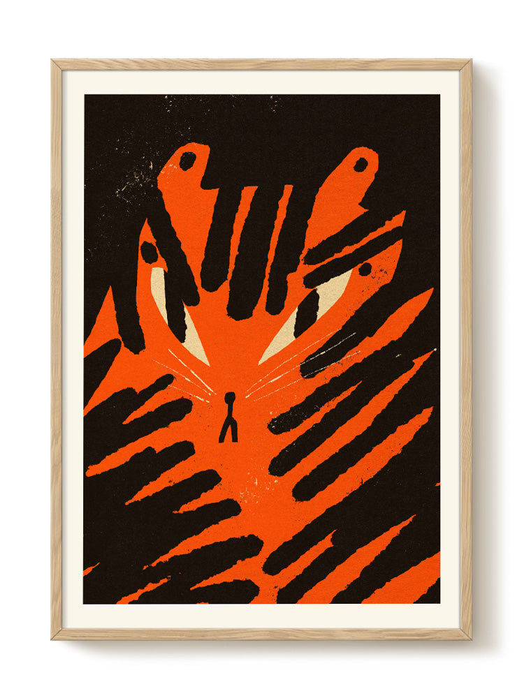 Enikő Eged - Angry Tiger - PSTR studio Kunst Poster