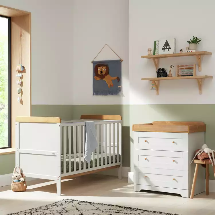 Tutti Bambini Rio 2 Piece Nursery Furniture Set - Dove Grey