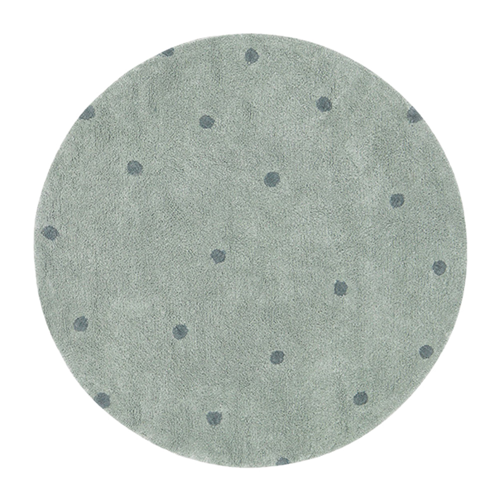Lorena Canals Dot Vloerkleed Ø 140 cm - Blauw