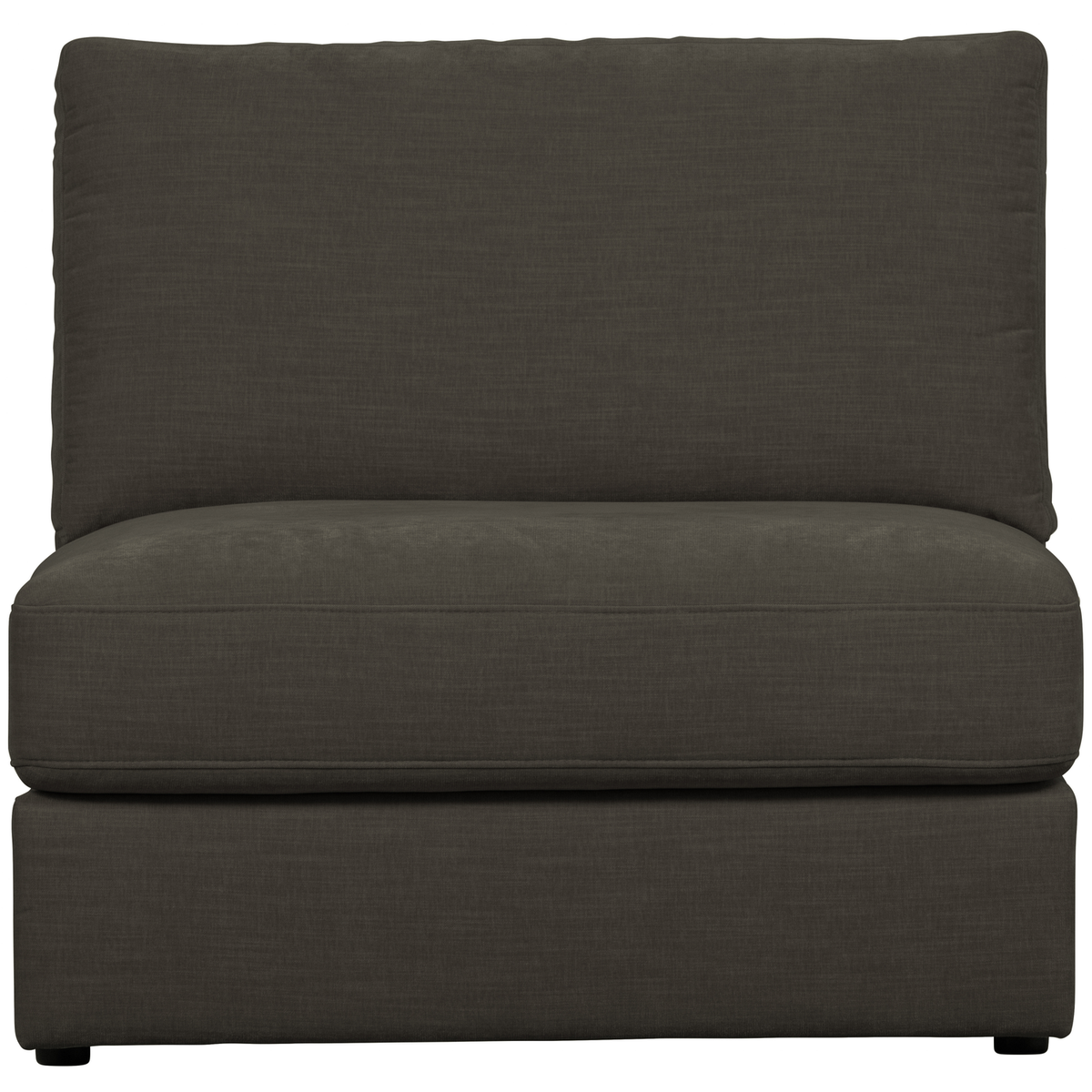 vtwonen 1-zits bank element zonder arm Family - Polyester - Antraciet - 85x90x98