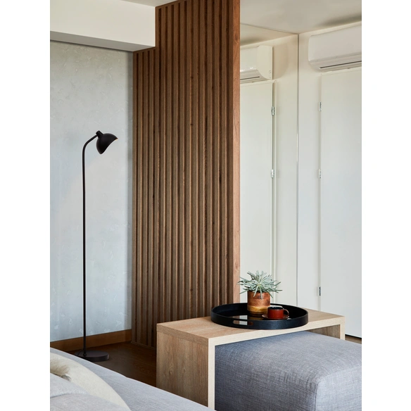 Stehleuchte »Geti «, LED, 14 W, Höhe: 150 cm, schwarz/goldfarben