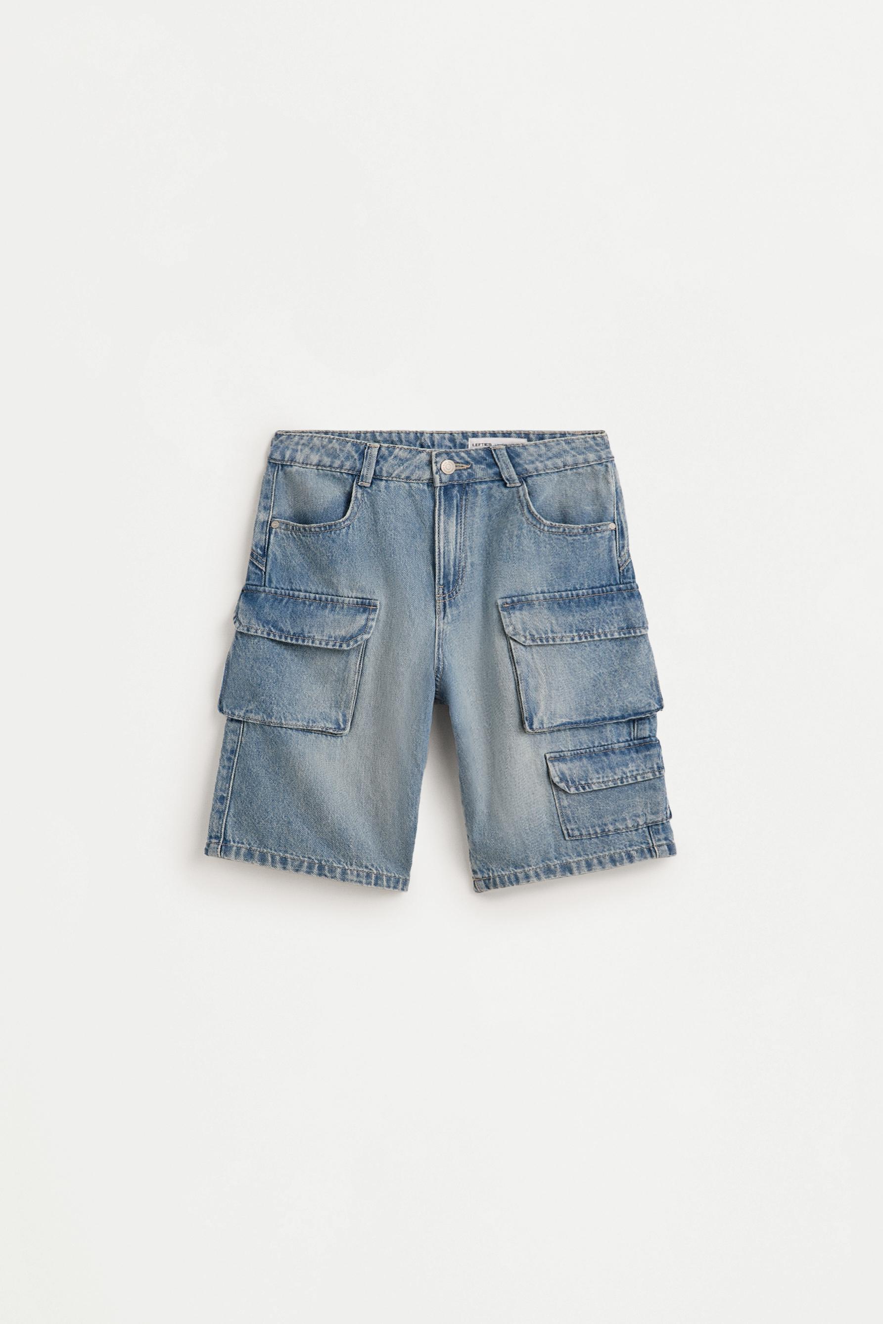 Bermuda denim multi cargo
