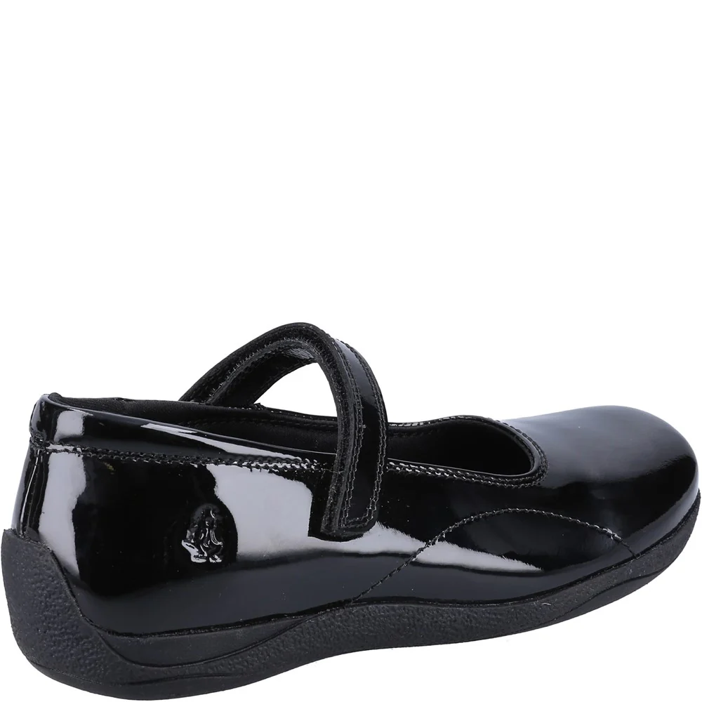 Hush Puppies Aria Patent Junior School Shoes