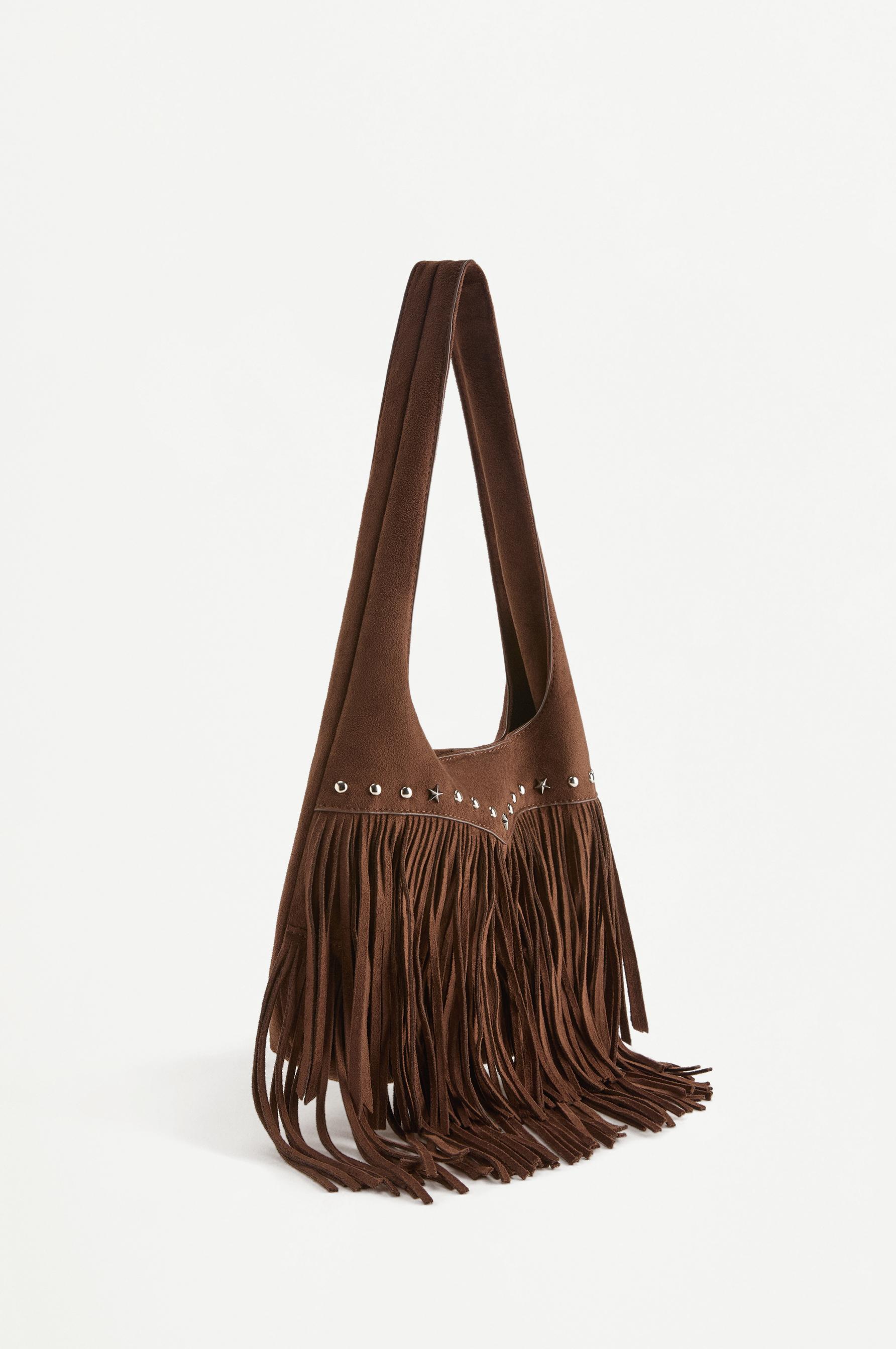 Bolso de Hombro Flecos