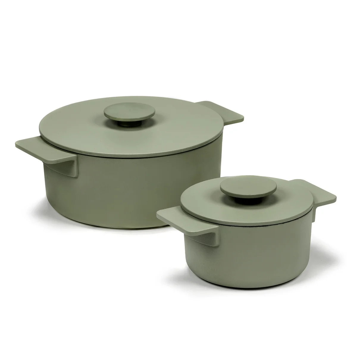 Serax - Surface Gusseisentopf mit Deckel