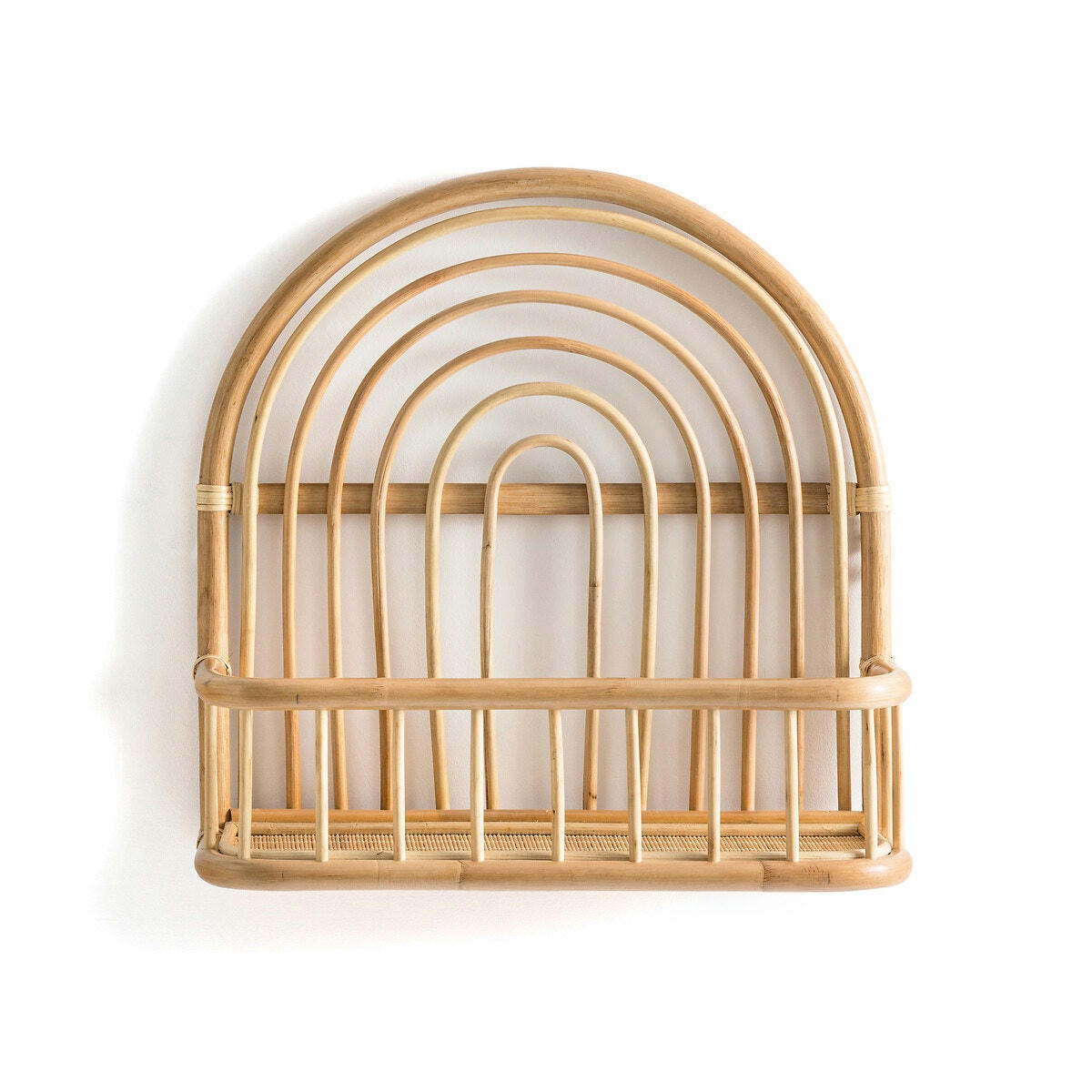 Etagère murale en rotin L40 cm, Malu