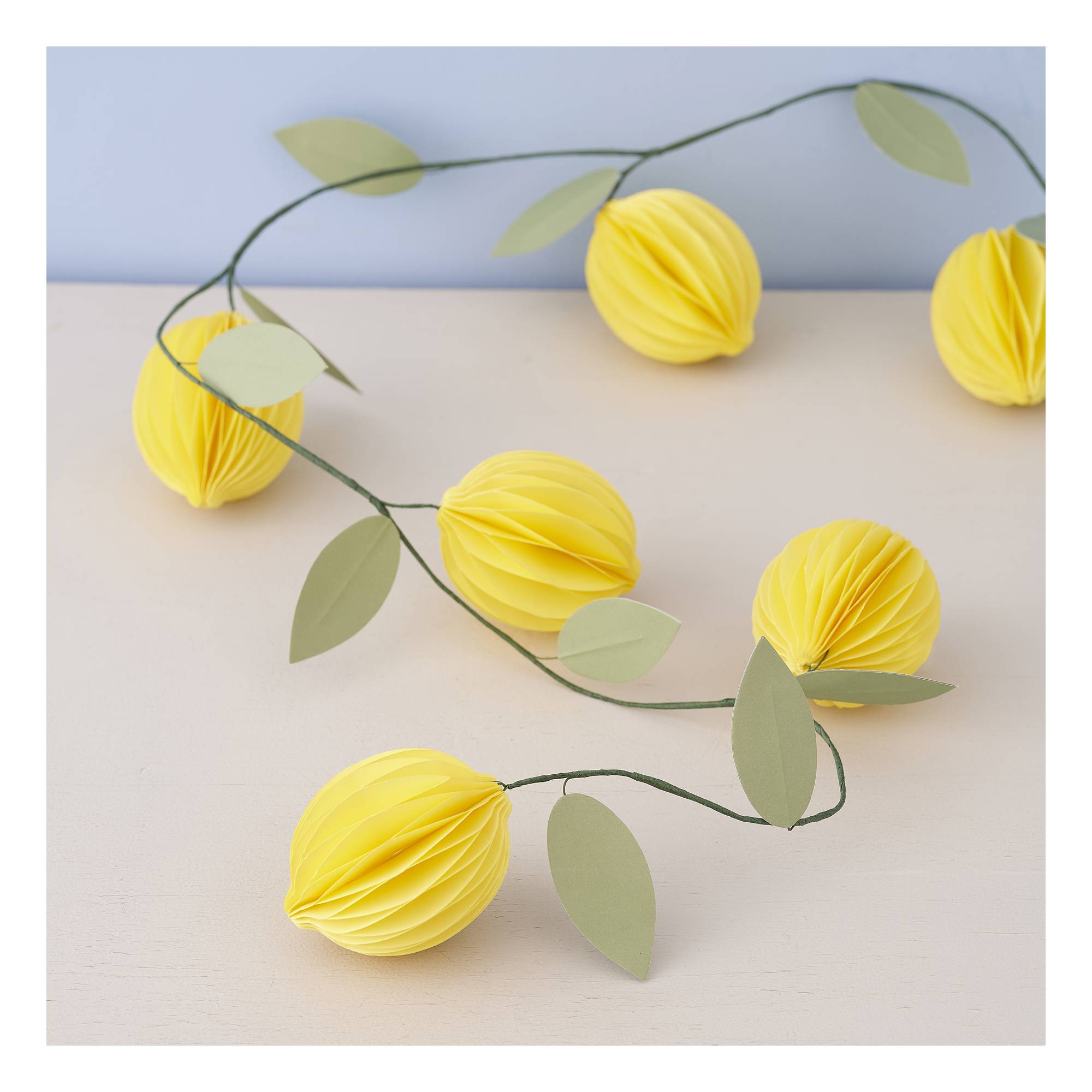 Lemon Paper Garland 1.2m