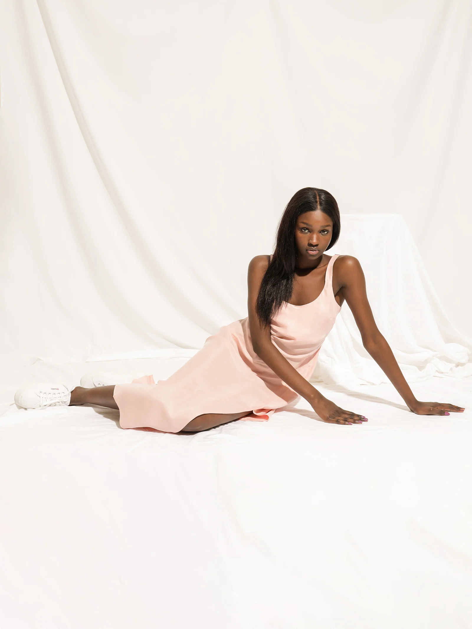 Harlow Cupro Slip Dress