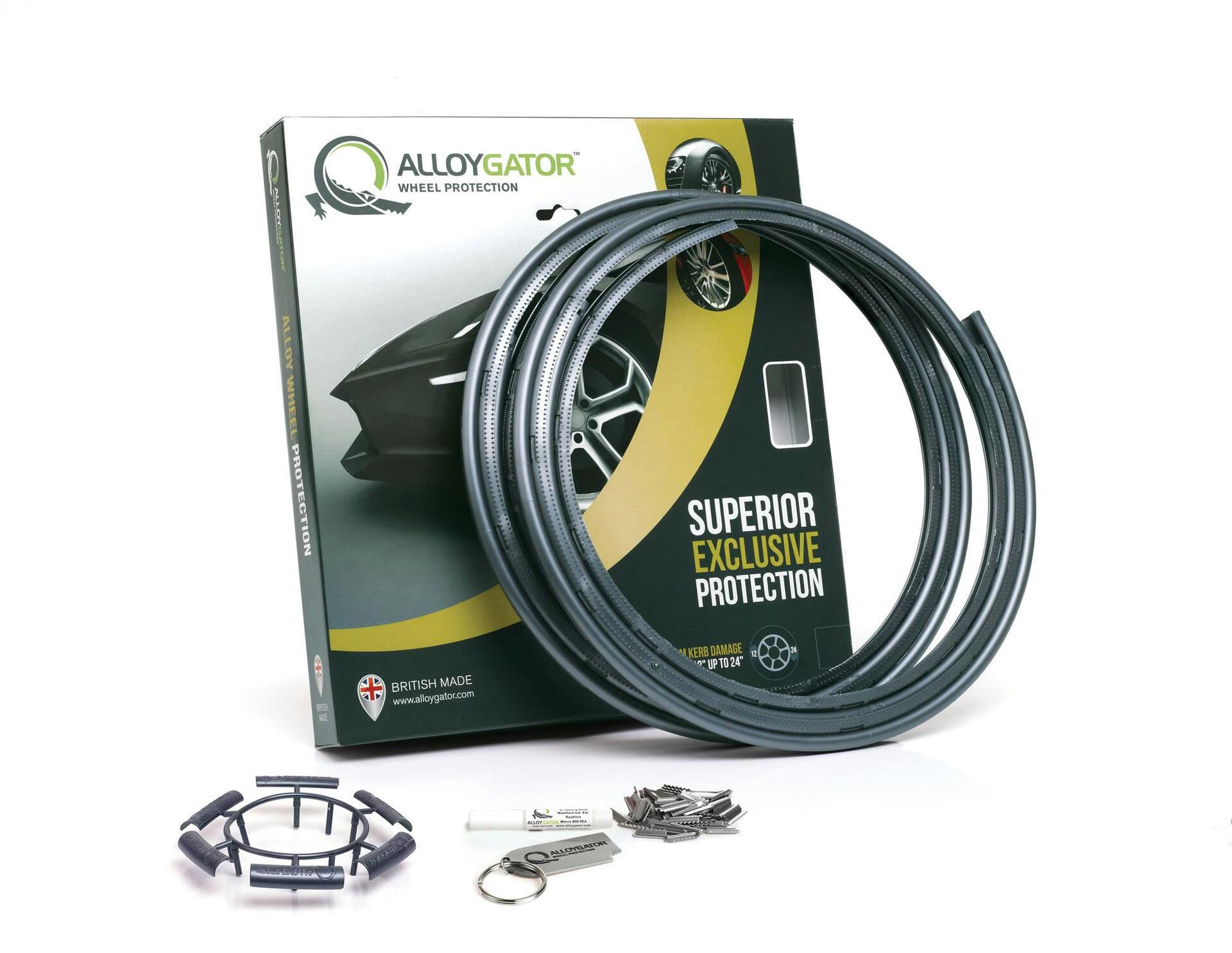 AlloyGator Graphite Wheel/Rim Guard, Up To 24-in