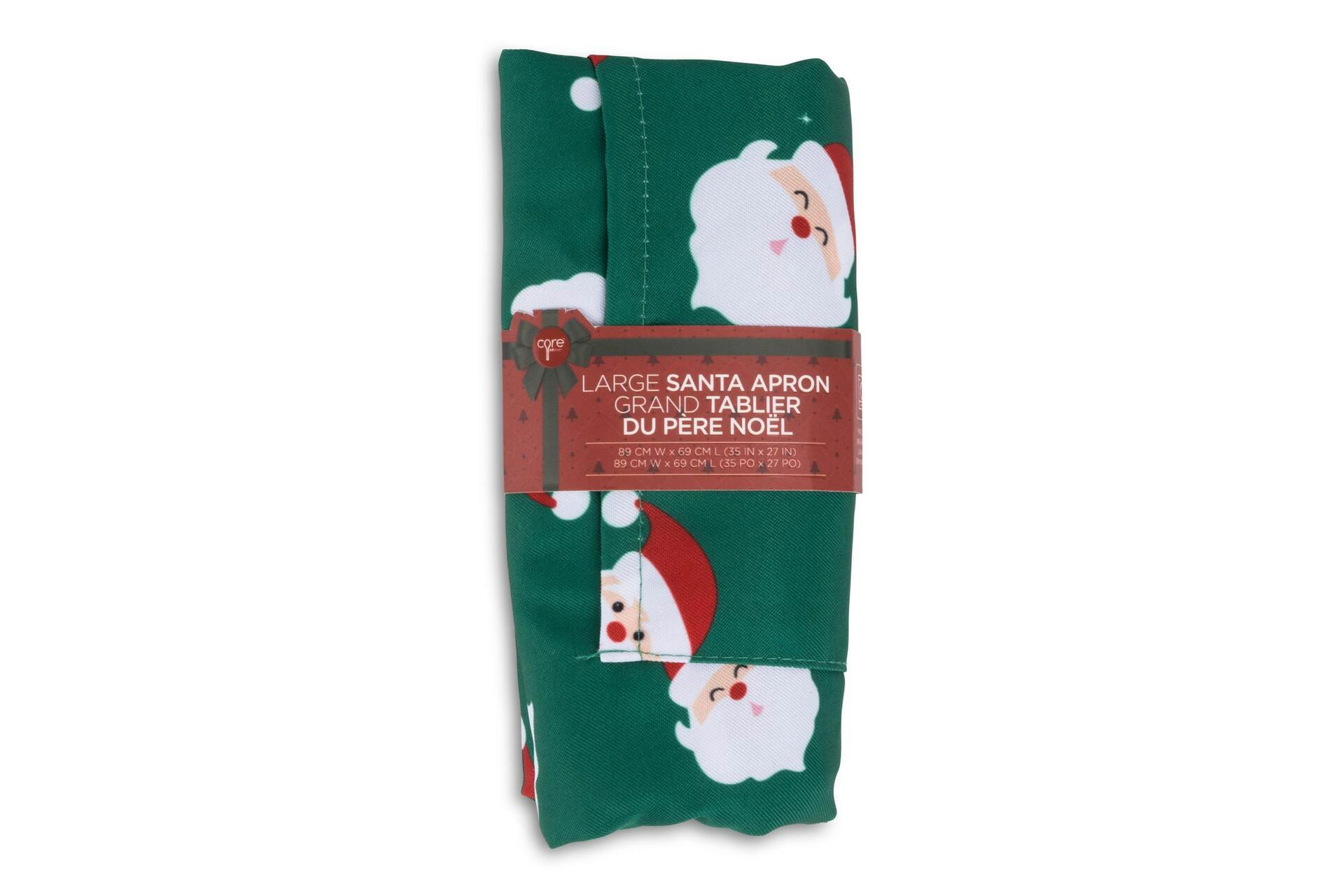 Core Home Printed Christmas Santa Apron