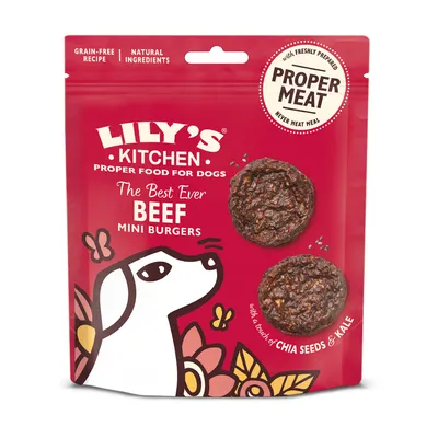 Lily's Kitchen The Best Ever Beef Mini Burgers