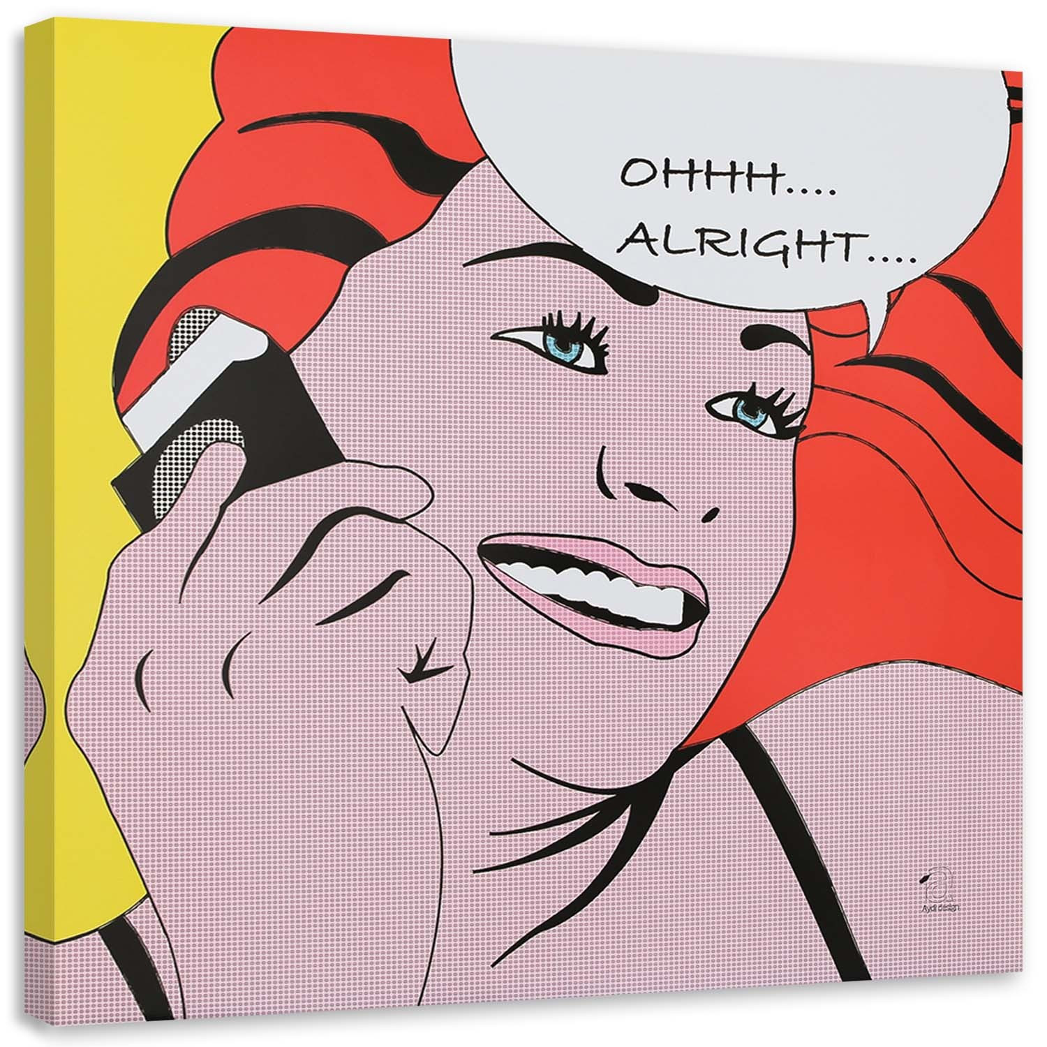 Feeby Obraz na płótnie Obraz komiksowy pop art 30x30