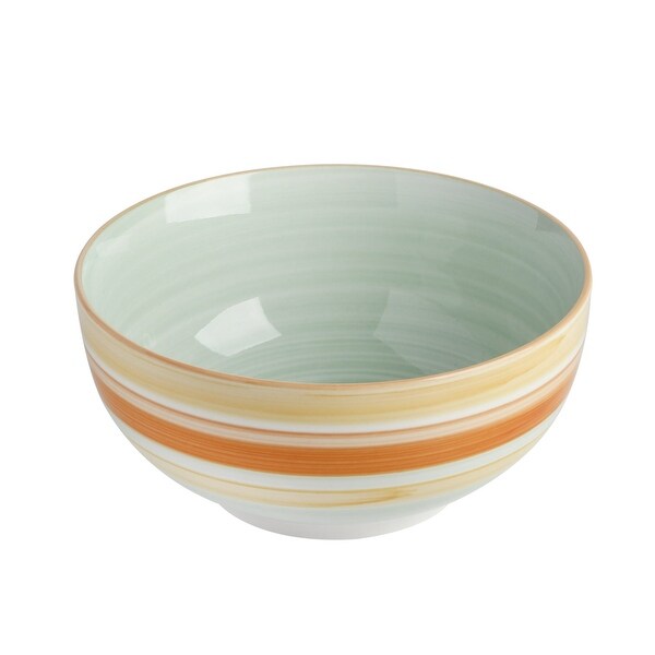 Stripe 12-Piece Porcelain Dinnerware Set
