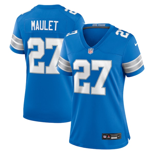 Arthur Maulet Detroit Lions Nike Women's Team Game Jersey -  Blue