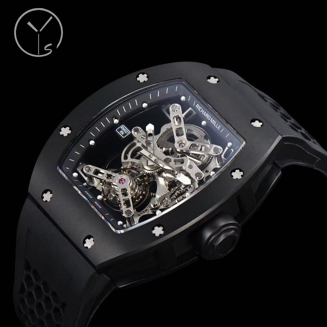 Richard Mille RM 027 Rafael Nadal Tourbillon Carbon Watch -14