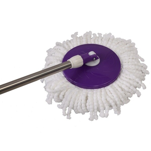 2 pcs Micro Mop Head Replacement - Plastic dome diameter: 6.1"