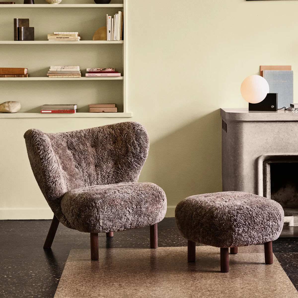 &Tradition - Pouf ATD1 für Little Petra Sessel