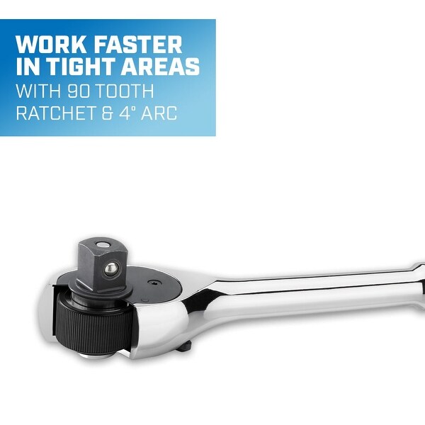 Mechanics Tool Set, Chrome Finish