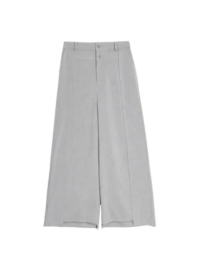 Patchwork Double- waistband Pants - 26SDB052C