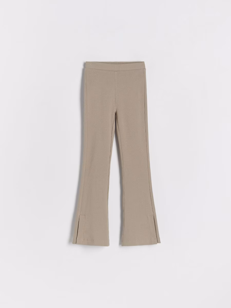 Flare Trousers With Splits