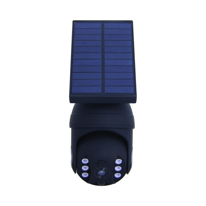 Projecteur LED solaire avec caméra factice noir 250 lm XANLITE