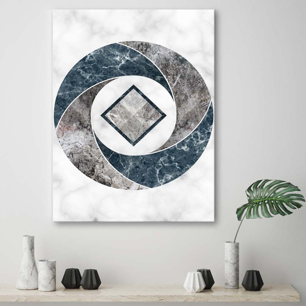Feeby Obraz na płótnie Geometria abstrakcyjna marmur 40x60