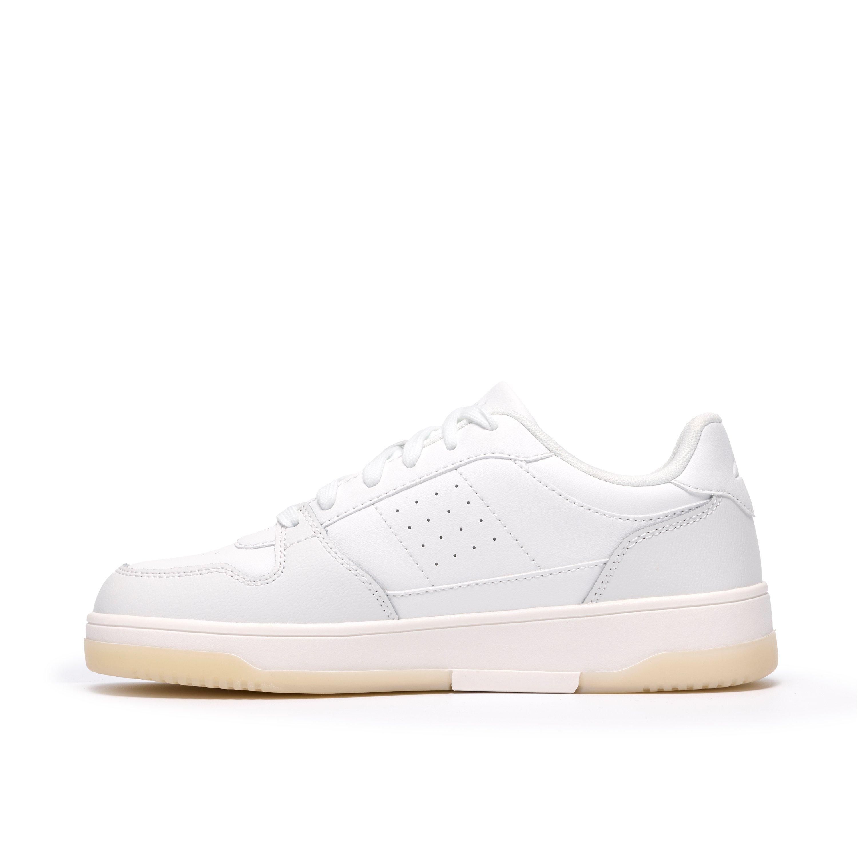 Clarks Christly Court White Trainers