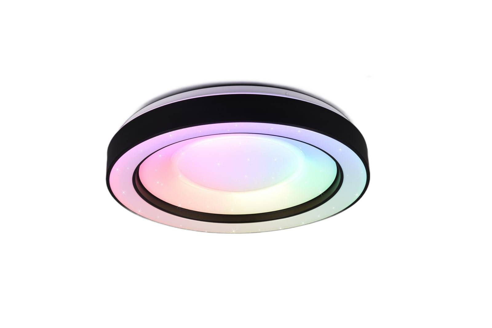 Plafon ARCOokrągły czarny LED 1x22W 49cm 2500lm IP20 Odcienie bieli RL