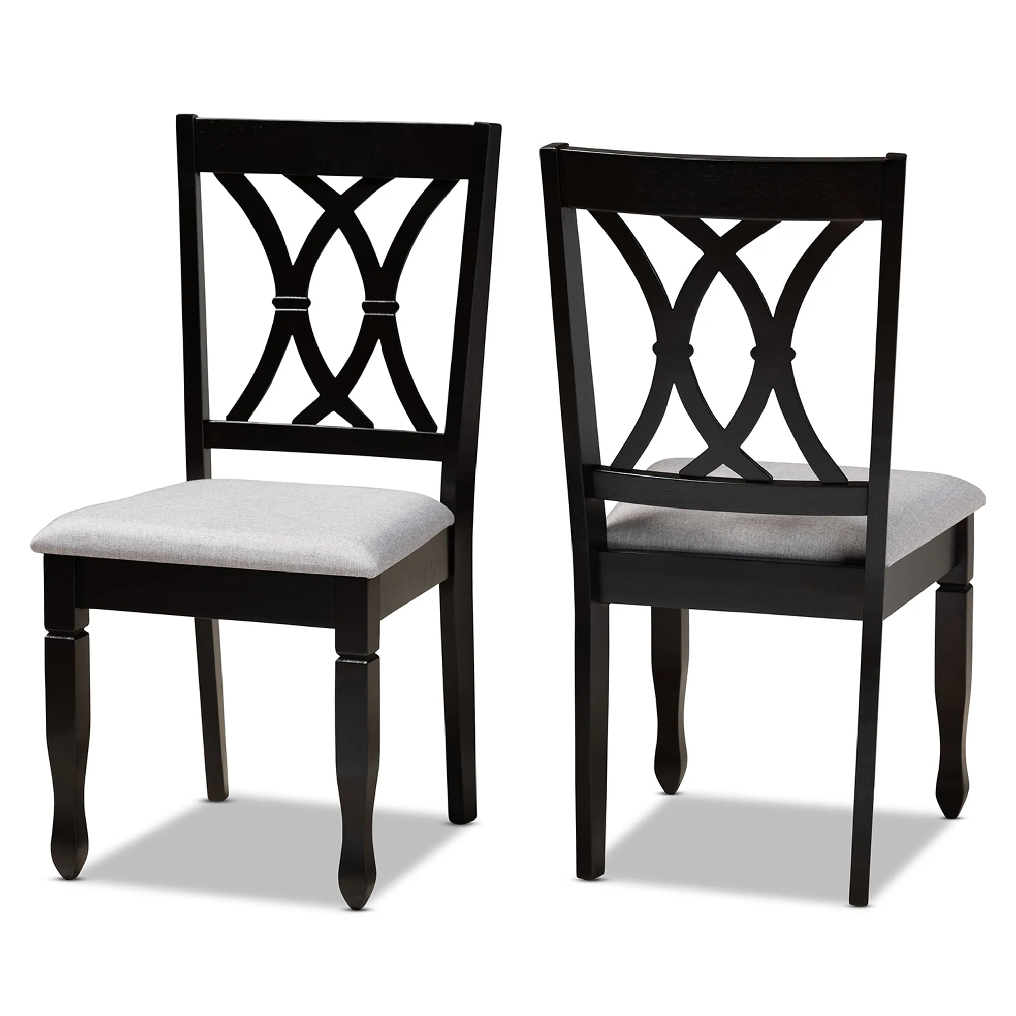 Reneau Modern and Contemporary Upholstered 2-Piece Dining Chair Set