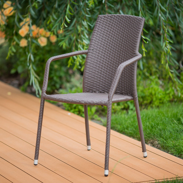 Fotel Etienne brąz PATIO | Dajar