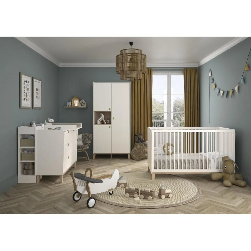 Babybed Aaron - 60 x 120 cm - Wit