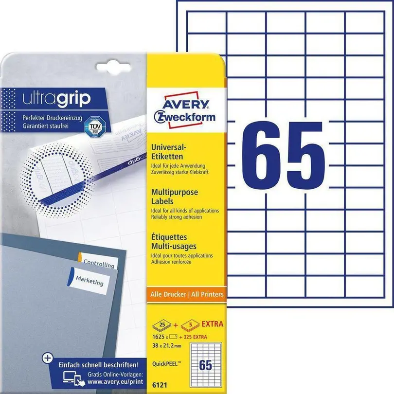 Etiketten 30er-Set Universal-Etiketten 6121