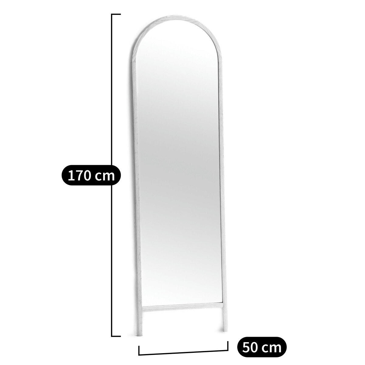 Miroir sur pied / psyché en chêne 50x170 cm, Nabou