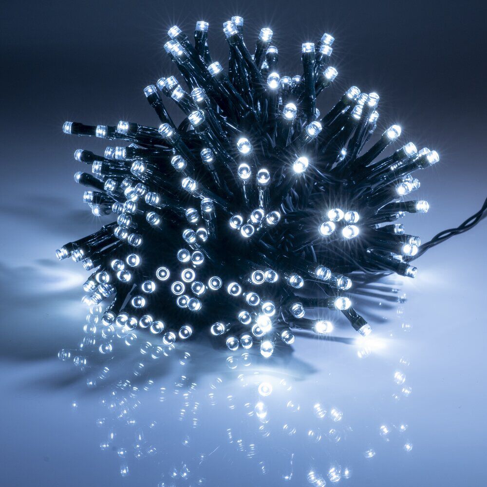 Guirlande de No&euml;l lumineuse 240LED blanc froid 17,9 m d'éclairage